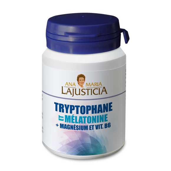 TRYPTOPHANE ENRICHI EN MÉLATONINE + MAGNÉSIUM ET VIT. B6 | 30 JOURS
